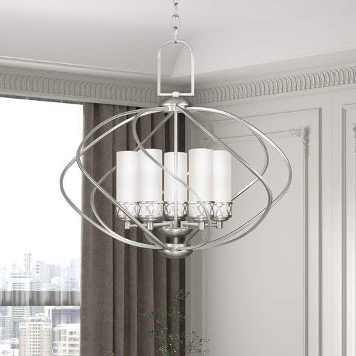 Westfield 5-Light Chandelier in Brushed Nickel
