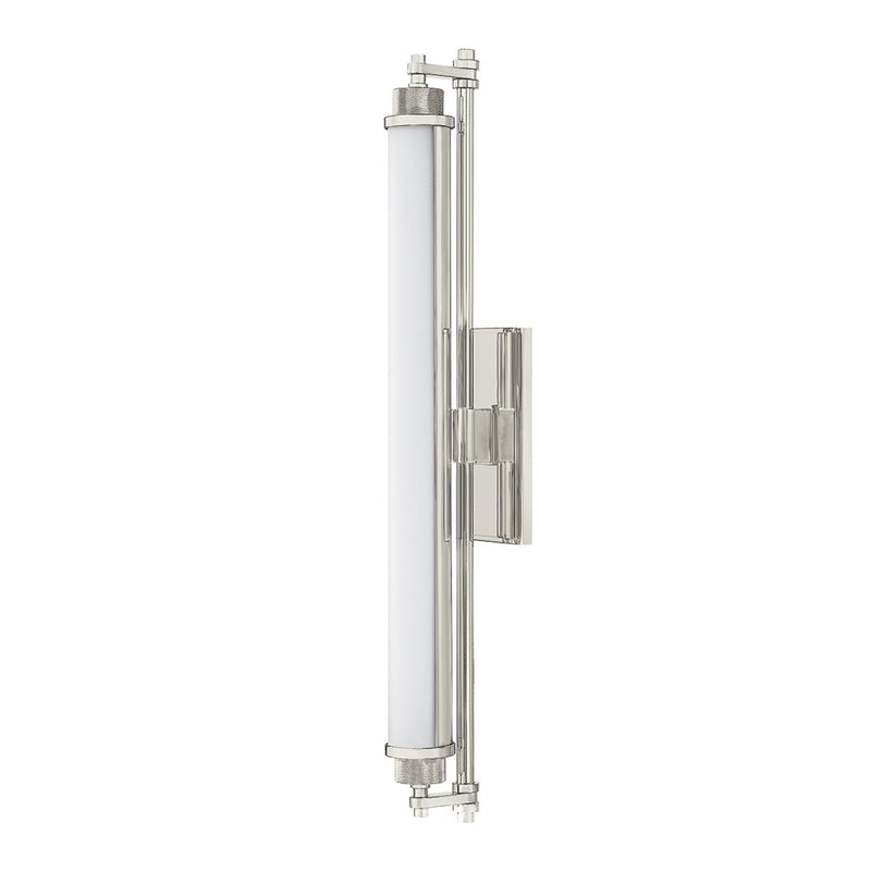 Plandome Large Bath Sconce in Polished Nickel