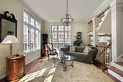 Kirkland 5 Light 20" Chandelier, 19.75" Tall in Ashen Barnboard in a room setting