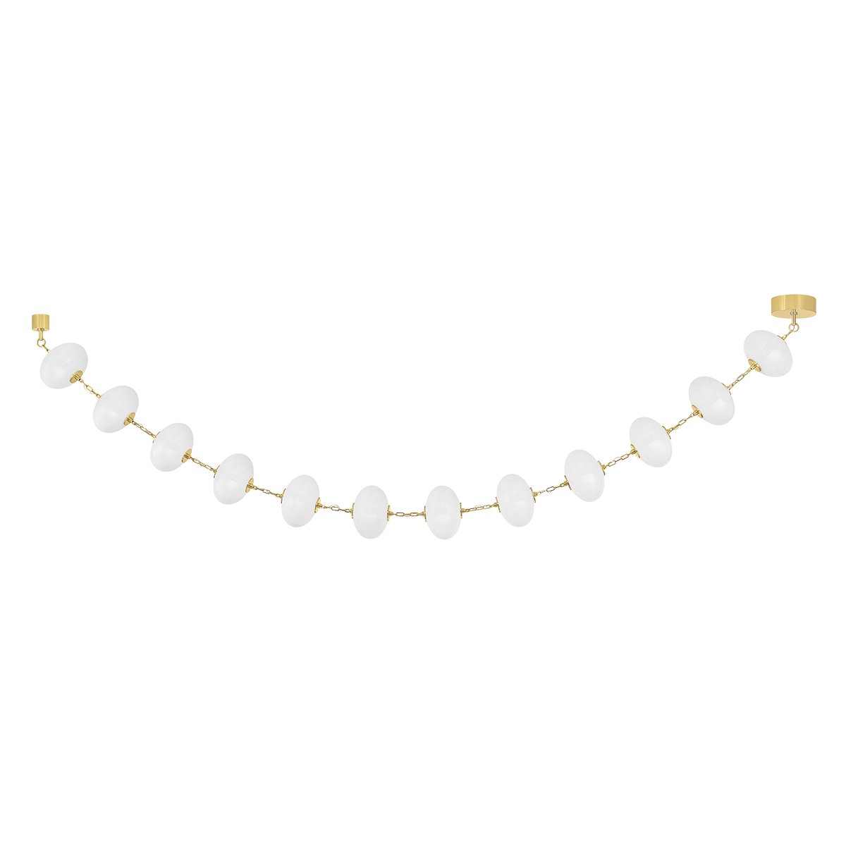 Nephele 12-Light Chandelier in Vintage Polished Brass