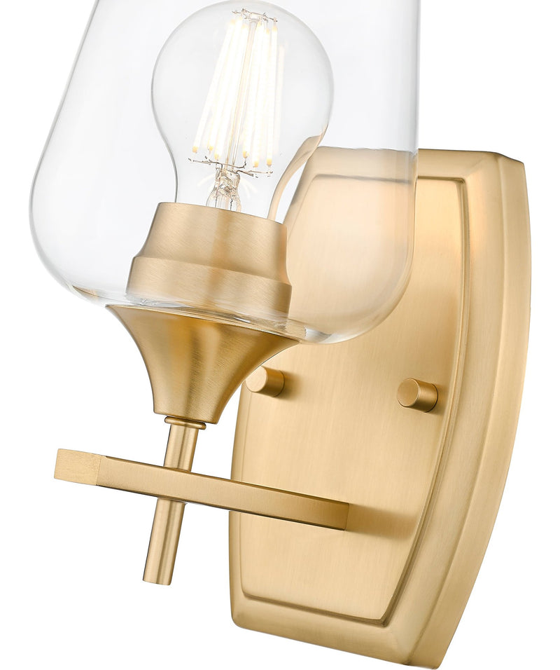 Joliet 1 Light 5" Wall Sconce in Burnished Brass