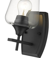 Joliet 1 Light 5" Wall Sconce in Matte Black