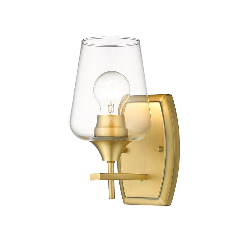 Joliet 1 Light 5" Wall Sconce in Olde Brass