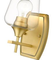 Joliet 1 Light 5" Wall Sconce in Olde Brass