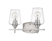 Joliet 2 Light 15" Vanity in Brushed Nickel