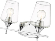 Joliet 2 Light 15" Vanity in Chrome
