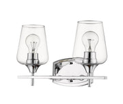 Joliet 2 Light 15" Vanity in Chrome