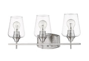 Joliet 3 Light Vanity in Brushed Nickel