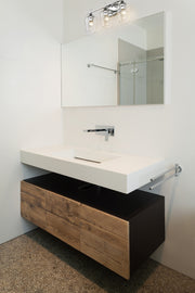 Joliet 3 Light Vanity in Chrome in a room setting
