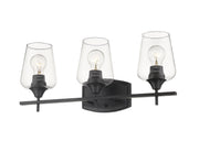 Joliet 3 Light Vanity in Matte Black