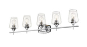 Joliet 5 Light Vanity in Chrome