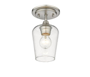 Joliet 1 Light 5.5" Flush Mount in Brushed Nickel