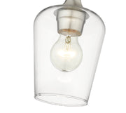 Joliet 1 Light 5.5" Flush Mount in Brushed Nickel