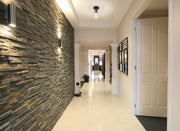 Joliet 1 Light 5.5" Flush Mount in Matte Black in a room setting