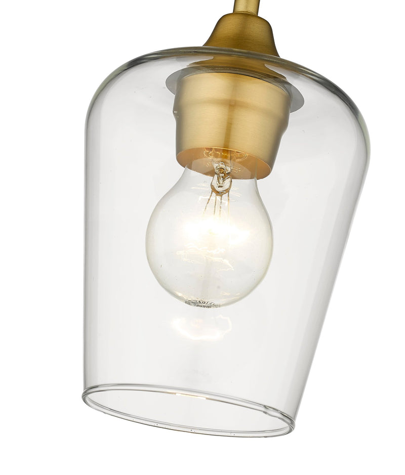 Joliet 1 Light 5.5" Flush Mount in Olde Brass