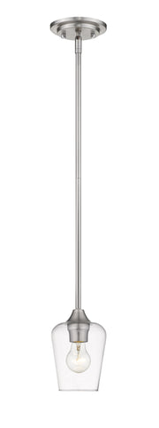 Joliet 1 Light 5.5" Pendant in Brushed Nickel