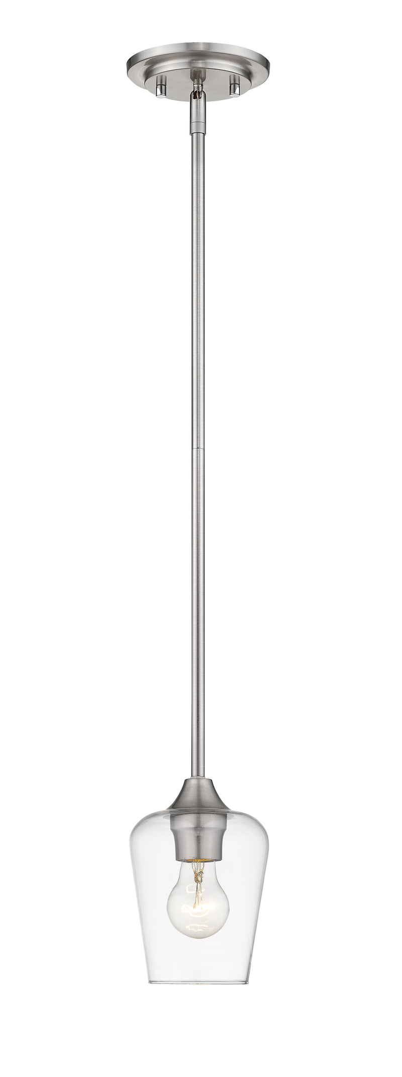Joliet 1 Light 5.5" Pendant in Brushed Nickel