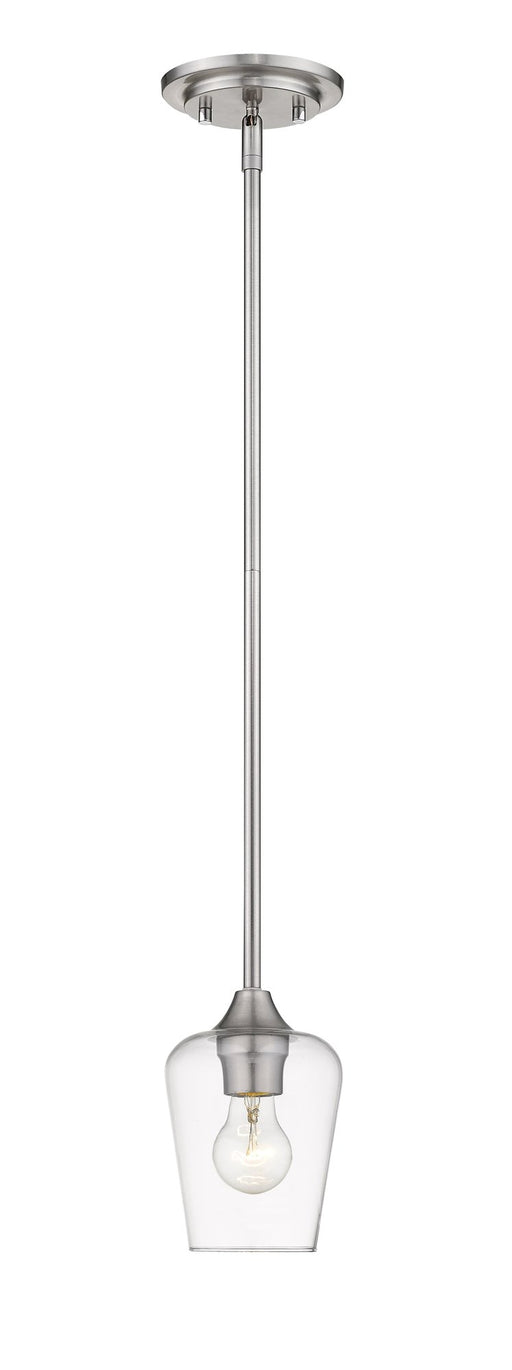Joliet 1 Light 5.5" Pendant in Brushed Nickel