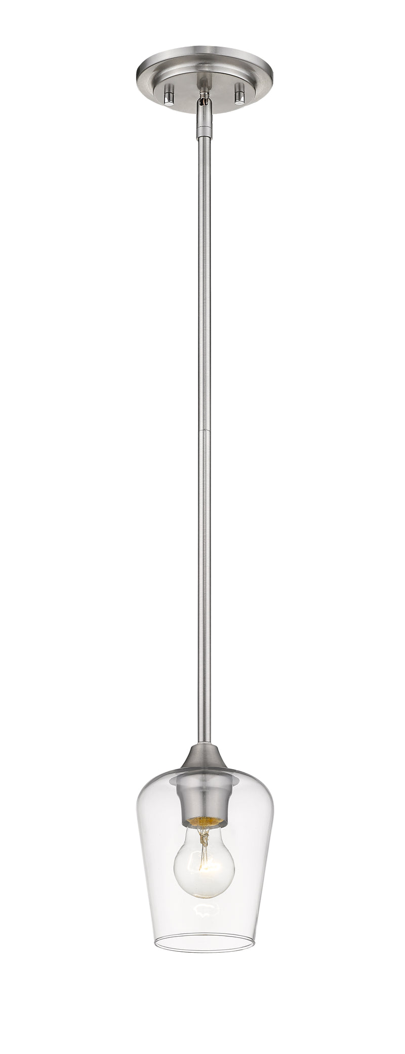 Joliet 1 Light 5.5" Pendant in Brushed Nickel