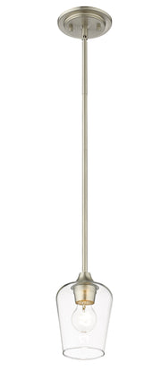 Joliet 1 Light 5.5" Pendant in Brushed Nickel