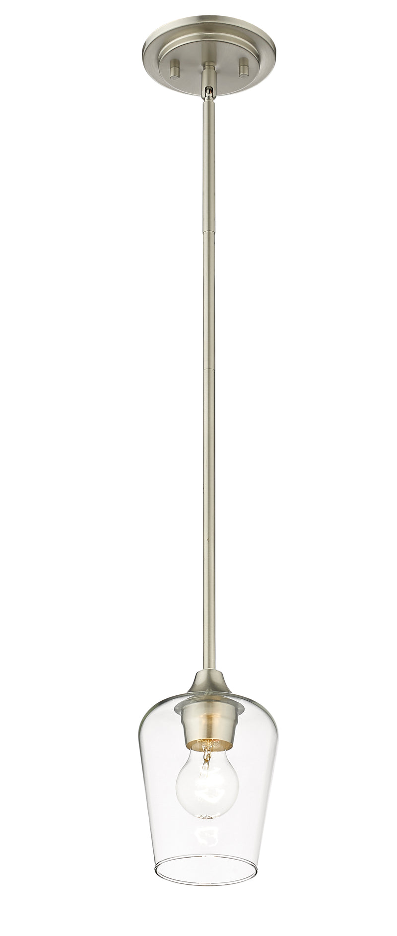 Joliet 1 Light 5.5" Pendant in Brushed Nickel