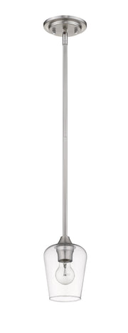 Joliet 1 Light 5.5" Pendant in Brushed Nickel