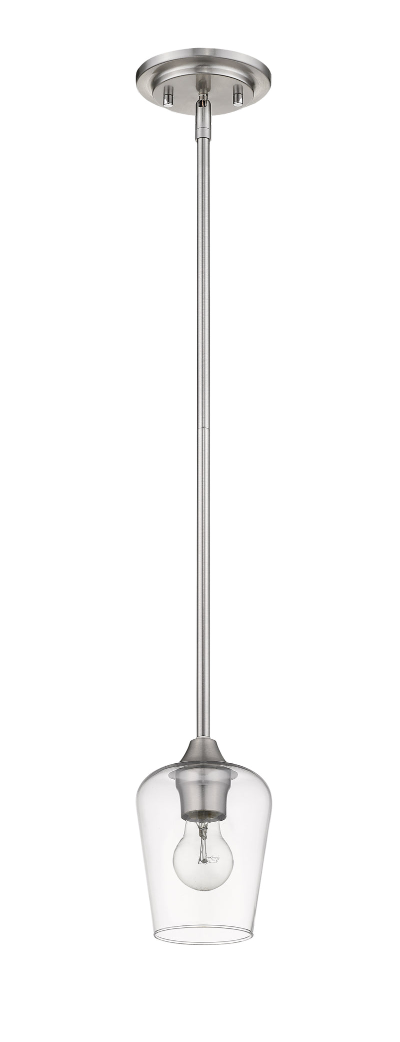 Joliet 1 Light 5.5" Pendant in Brushed Nickel