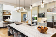 Joliet 1 Light 5.5" Pendant in Brushed Nickel in a room setting