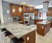 Joliet 1 Light 5.5" Pendant in Brushed Nickel in a room setting