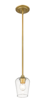 Joliet 1 Light 5.5" Pendant in Olde Brass