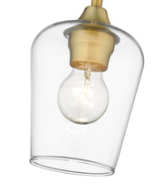 Joliet 1 Light 5.5" Pendant in Olde Brass