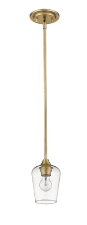 Joliet 1 Light 5.5" Pendant in Olde Brass