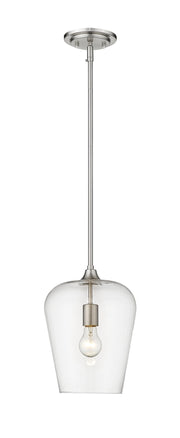 Joliet 1 Light 9" Pendant in Brushed Nickel
