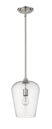 Joliet 1 Light 9" Pendant in Brushed Nickel