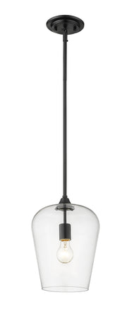 Joliet 1 Light 9" Pendant in Matte Black