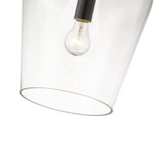 Joliet 1 Light 9" Pendant in Matte Black