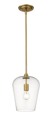 Joliet 1 Light 9" Pendant in Olde Brass