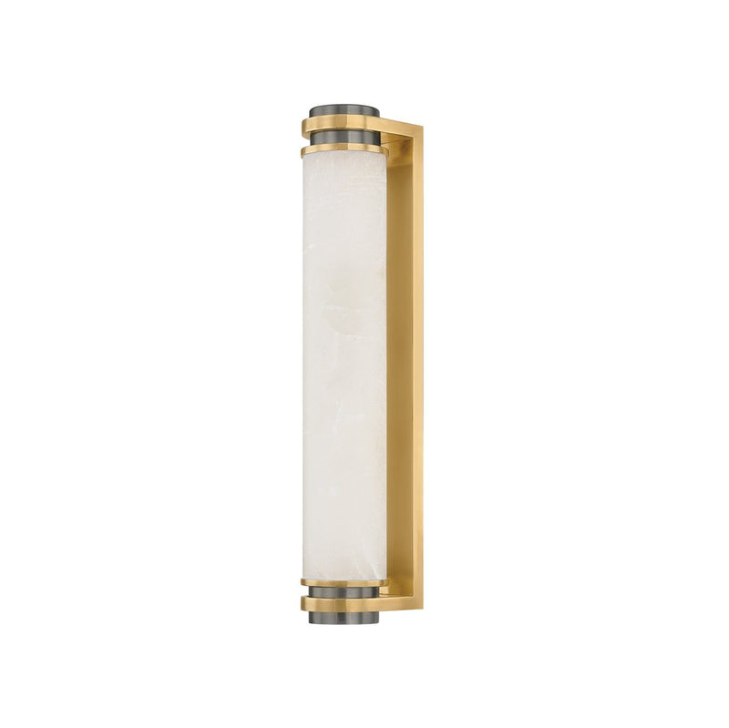 Sorrento Small Wall Sconce in Vintage Brass / Vintage Pewter