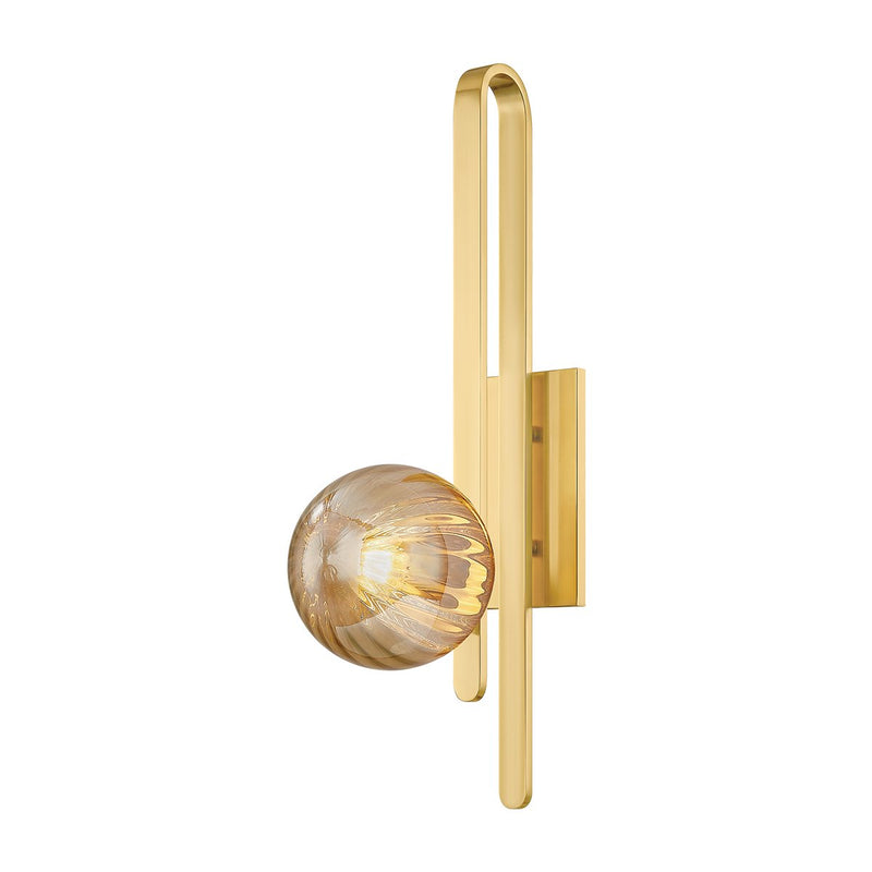 Cronus Wall Sconce in Vintage Polished Brass