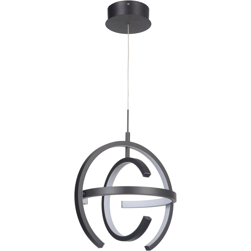 Dolby 1 Light 13.75" LED Pendant in Matte Black