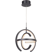 Dolby 1 Light 13.75" LED Pendant in Matte Black