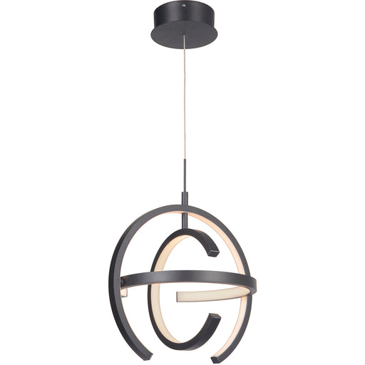 Dolby 1 Light 13.75" LED Pendant in Matte Black