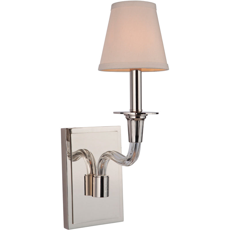 Deran 1 Light 8.75" Wall Sconce in Polished Nickel