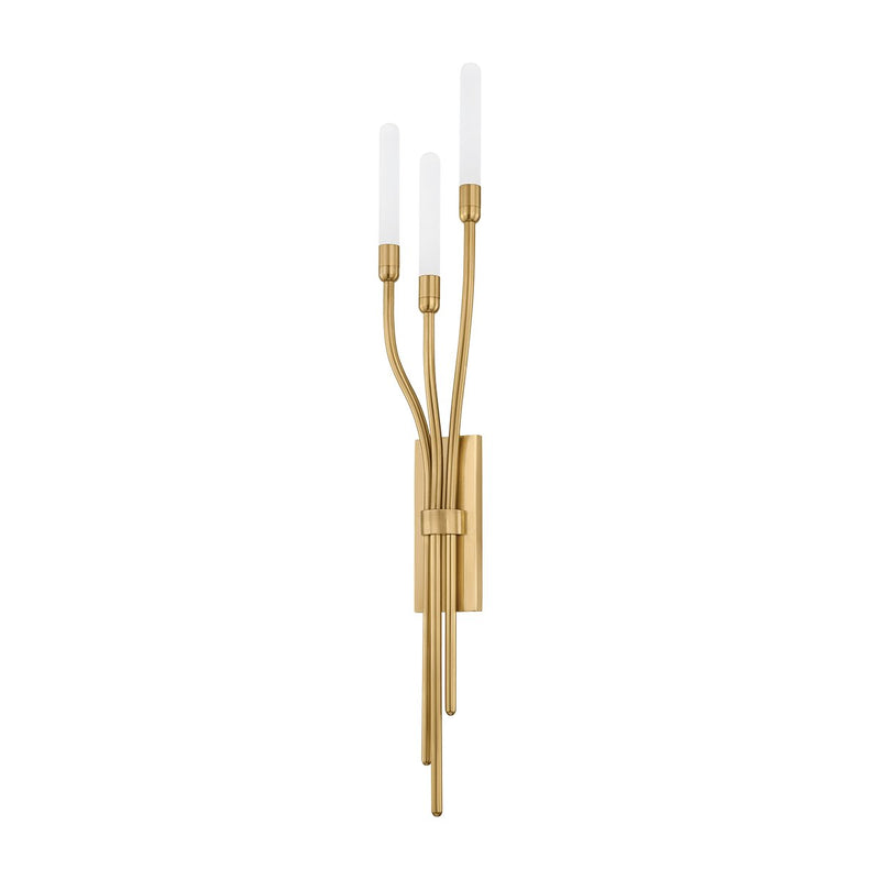 Amalthea 3-Light Wall Sconce in Vintage Brass