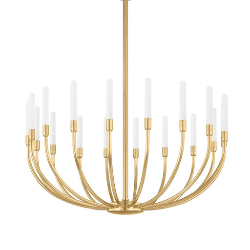 Amalthea 18-Light Chandelier in Vintage Brass