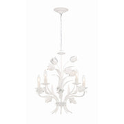 Southport 5 Light 20" Chandelier in Wet White