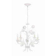 Southport 5 Light 20" Chandelier in Wet White