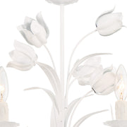 Southport 5 Light 20" Chandelier in Wet White