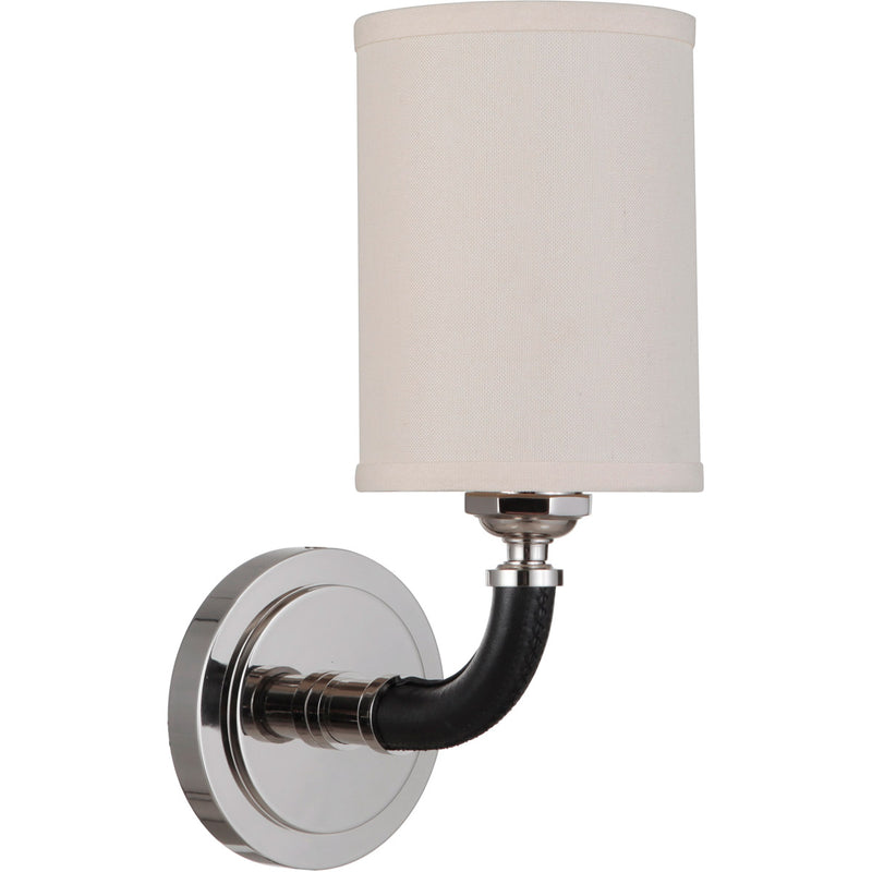 Huxley 1 Light 8" Wall Sconce in Polished Nickel