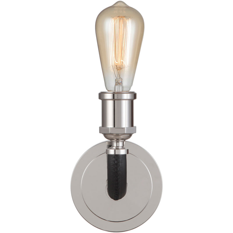 Huxley 1 Light 8" Wall Sconce in Polished Nickel